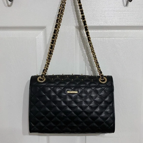 Rebecca Minkoff LARGE Quilted Studded Affair Bag